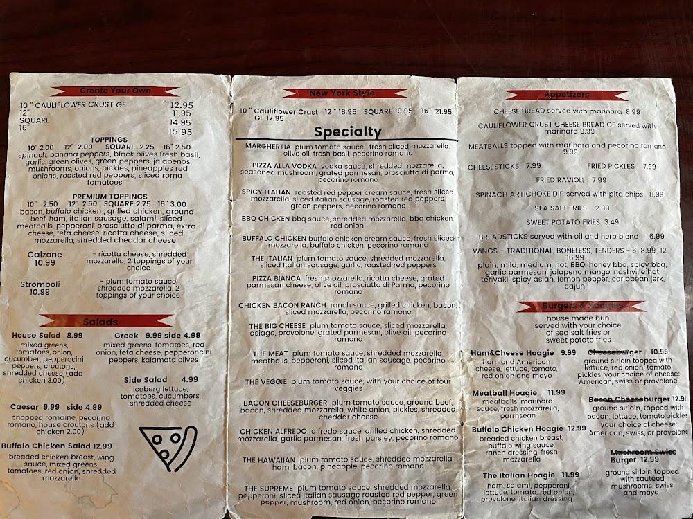 Pizza Ed Menu image 3