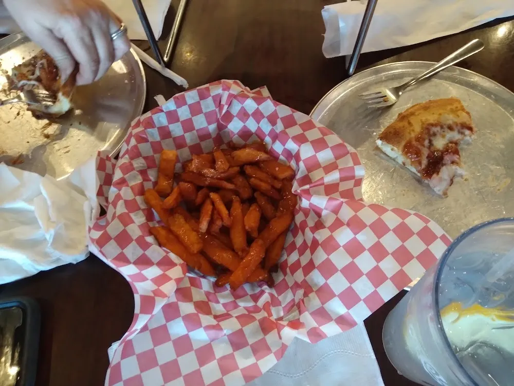 Sweet Potato Fries with Caramel Sauce